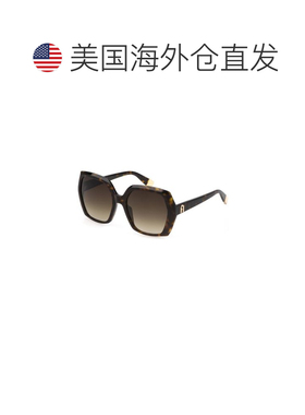 自营Furla Acetate Women Women's Sunglasses - brown 美国奥莱