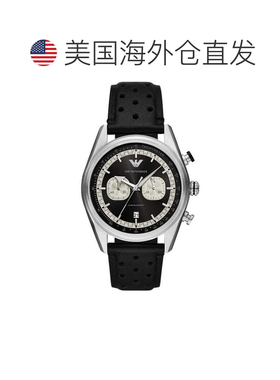 自营Emporio Armani Men's Racer 42mm Quartz Watch - black 美
