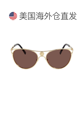 自营Versace Dark Brown Butterfly Ladies Sunglasses VE2237 12