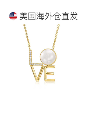 自营Ross-Simons 11-11.5mm Cultured Pearl and . Diamond 