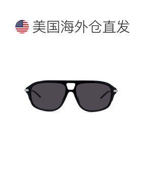 自营givenchy黑色GV One GV40113I醋酸几何太阳镜-灰色 美国奥莱