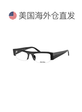 自营miu miuMUB07S 16K08N黑色/透明蓝紫色滤光片-黑色 美国奥莱