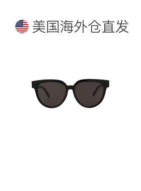 自营saint laurent猫眼镜框醋酸纤维太阳眼镜-黑色 美国奥莱直发