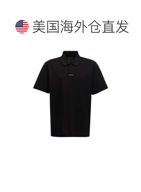 自营Givenchy Men's Placket Polo Shirt - black 美国奥莱直发