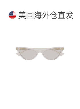 自营bottega venetaBv1414s半透明醋酸纤维猫眼太阳镜-灰色 美国