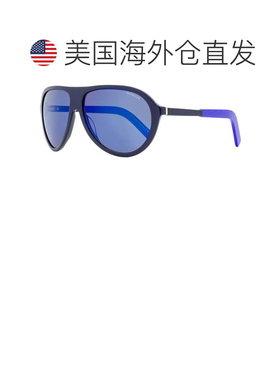 自营Moncler Men's Roque Pilot Sunglasses ML0289 90X Blue 62m