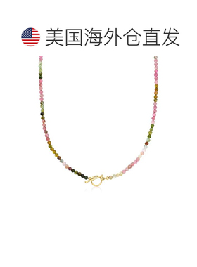 自营ross-simonsRoss Simons多色碧玺珠饰兼容拨动项链，18K金镀2