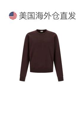自营Saint Laurent Men's Cassandre Sweatshirt - bordeaux 美国