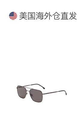 自营Hugo Boss Men's Matte Dark Ruthenium 57mm Sunglasses - m