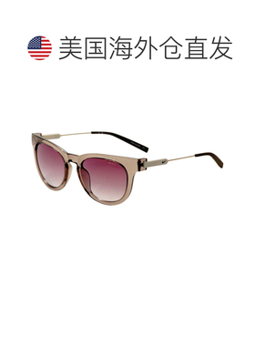 自营Nike Women's 52 mm Brown Sunglasses - transparent sand b