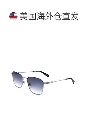自营 levi's李维斯中性款52毫米灰色太阳镜-哑光蓝灰色 美国奥莱