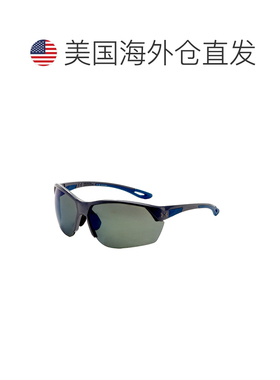 自营Under Armour Men's 75 mm Grey Sunglasses - grey blue 美