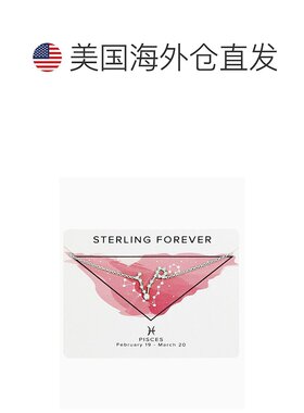 sterling forever精致星座项链 - 银双鱼座 【美国奥莱】直发