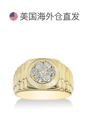 自营 pompeii31 克拉 TDW 男士钻石戒指 14k 黄金 - 14k 黄金 美