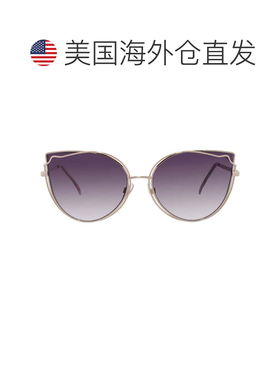 自营Betsey Johnson Purple Butterfly Ladies Sunglasses 102678