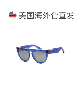 自营 Burberry女式BE4409 59mm太阳镜-蓝色 美国奥莱直发博柏利