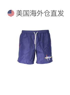 自营Karl Lagerfeld Polyester Men's Swim Men's Boxer - blue
