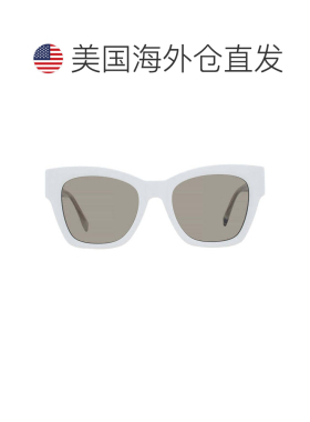 自营Tommy Hilfiger灰色猫眼女士太阳镜TH 2156/S 0SZJ/IR 52-多