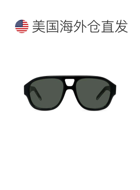 自营givenchy黑色GV Day醋酸纤维飞行员太阳镜-灰色 美国奥莱直发