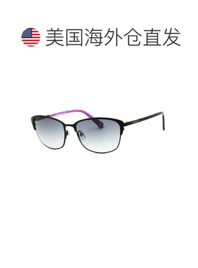 自营liz claiborneL 573/S 0003 9O哑光黑/深灰色渐变-哑光黑 美