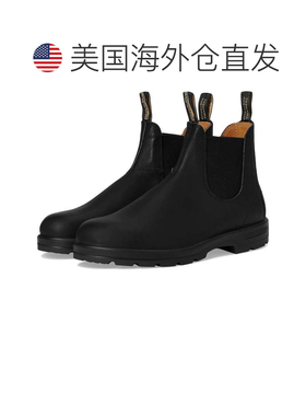自营Men's Blundstone BL558 Boots Black Leather Round Toe Ank