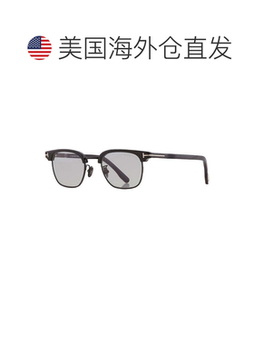 自营tom fordFT1119-D 01A闪亮黑/烟-闪亮黑 美国奥莱直发