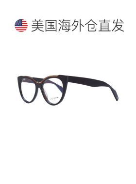 自营Yohji Yamamoto Plastic Glasses Women's (Frames) - brown