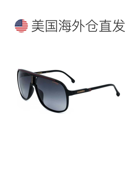 自营 Carrera男式62毫米灰色太阳镜-黑红色 美国奥莱直发卡雷拉