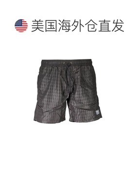 自营Karl Lagerfeld Polyester Mens Swim Men's Boxer - black