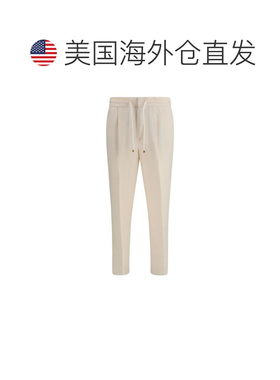 自营Brunello Cucinelli Linen Casual Men's Pants - beige 美国
