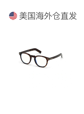 自营tom fordFt5629-B Round Acetate Sunglasses - burgundy 美