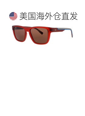 自营Lacoste墨镜哑光红-红 美国奥莱直发