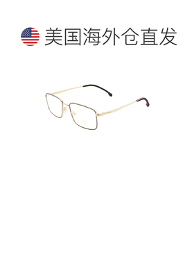 自营Carrera Men's 53 mm Gold Opticals - gold black 美国奥莱