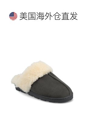 自营journee collectionJournee Women's Kalli Slippers - dark