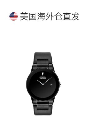 自营Citizen Men's Axiom Black Dial Watch - black 美国奥莱直