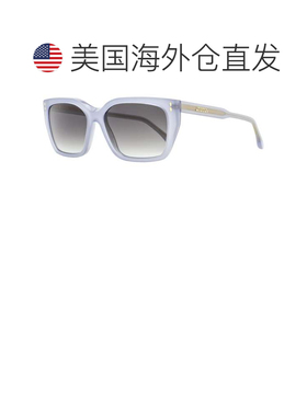 自营Isabel Marant女士软长方形太阳镜IM0218S KB79O透明灰色58mm
