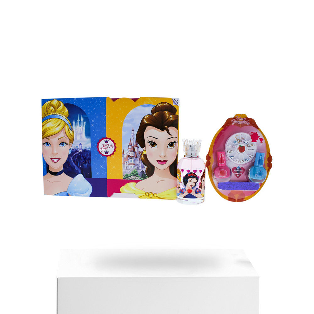天猫国际美国直购美国直邮Disney迪士尼公主香水礼盒套装2件套 清新芬芳持久3