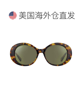 自营serengetiBacall Tortoiseshell Oval-Shaped Sunglasses wit