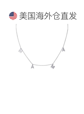 自营Adornia Mama Neckalce 白铑银  - 吊坠【美国奥莱】 直发银