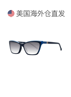 自营Carolina Herrera Plastic Women's Sunglasses - blue 美国