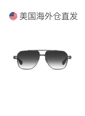 自营ditaKudru Geometric Frame Sunglasses with Gradient Tint