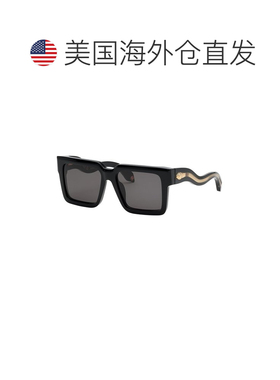 自营roberto cavalliPHILIPP PLEIN女士55mm太阳镜-黑色 美国奥莱