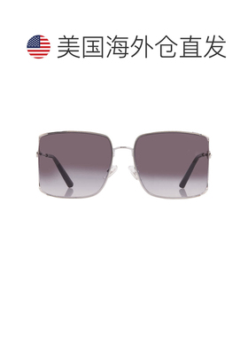 自营Coach Grey Gradient Square Ladies Sunglasses HC7174D 900
