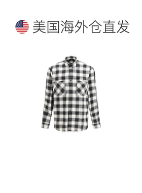 自营Amiri Cotton Pattern Men's Shirt - black 美国奥莱直发