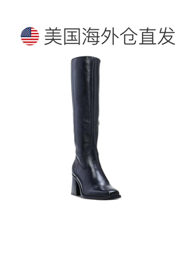自营Vince Camuto Sangeti Boots Women's Black Leather Snip-To