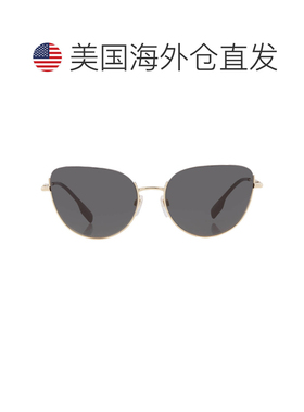 自营Burberry Harper Dark Grey Cat Eye Ladies Sunglasses BE31