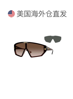 自营versaceVE4461 148/6v水晶/灰色镜子黑色/镜子蓝色紫色-透明