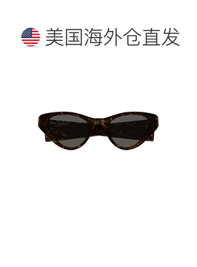 自营saint laurentSl M144 Glossy Tortoiseshell Cat-Eye Sungla