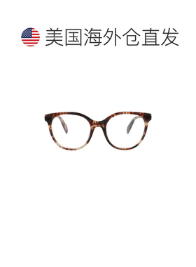 自营alexander mcqueen圆形框架醋酸纤维光学框架-多 美国奥莱直