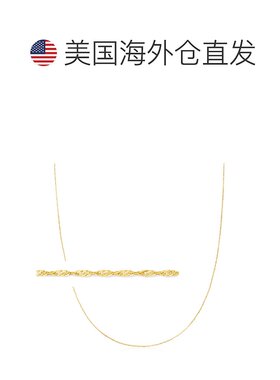 Ross-Simons 1mm 14kt Yellow Gold Singapore Chain Necklace -